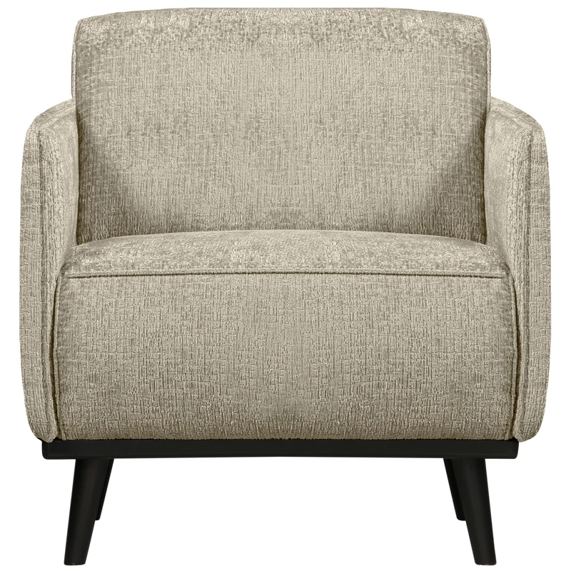 Statement armchair structure velvet wheatfield