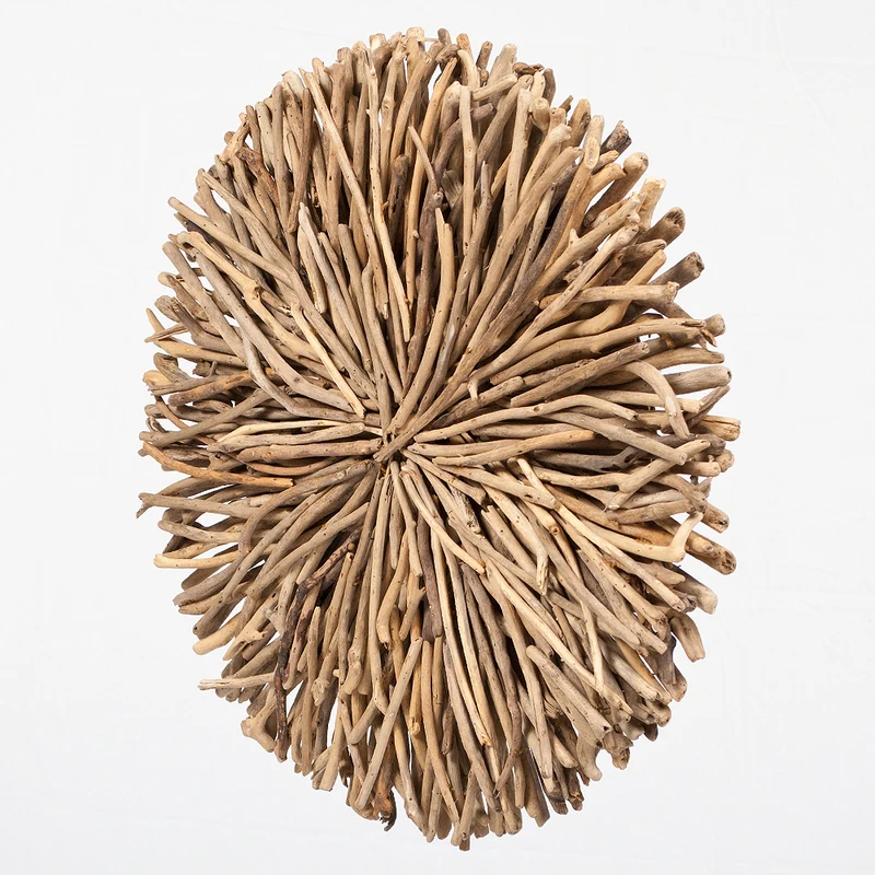 Wand-Deko-Objekt BULAT Natural Ø ca. 70cm Treibholz Wandbild