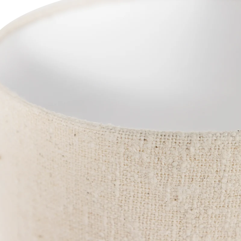 Loft stehlampe metall/bouclé natur 130xø30 cm