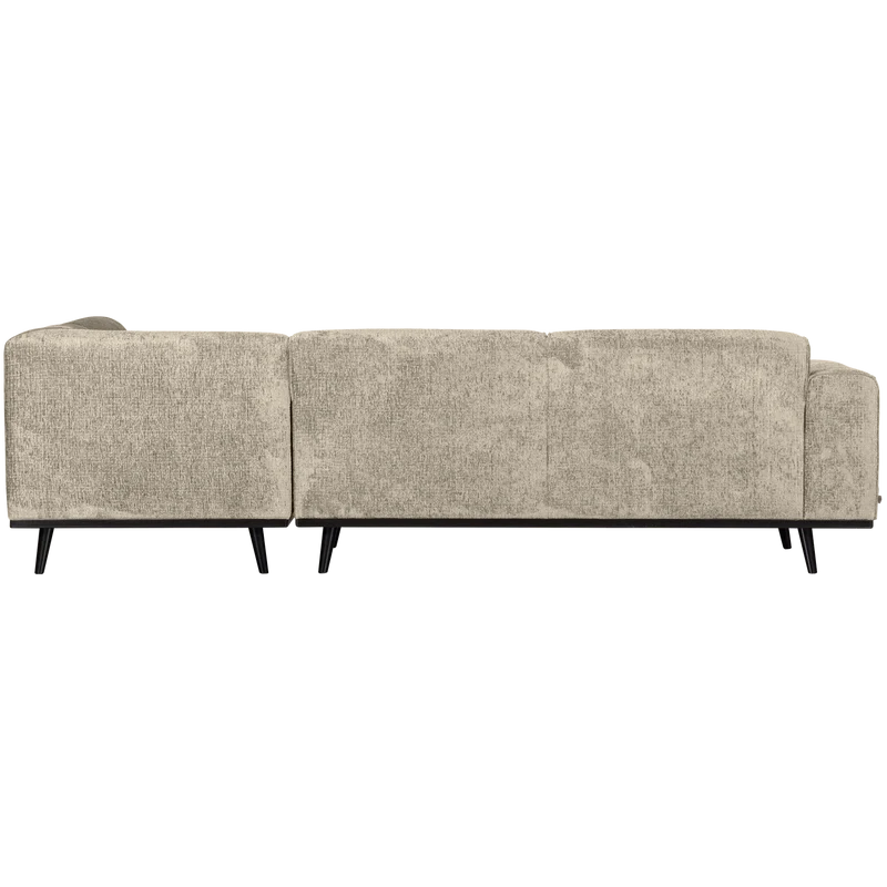 Statement eckbank rechts structure velvet wheatfield
