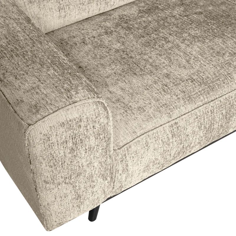 Statement eckbank rechts structure velvet wheatfield