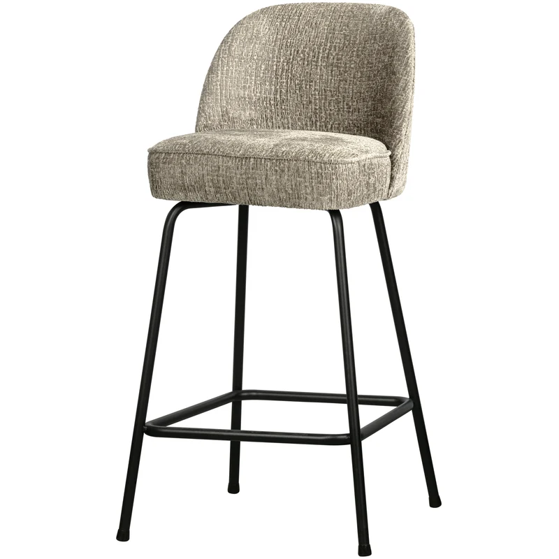 Vogue barhocker 65 cm structure velvet wheatfield