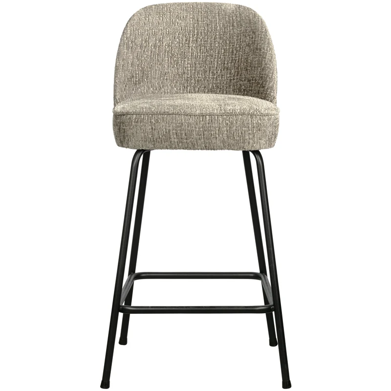Vogue barhocker 65 cm structure velvet wheatfield