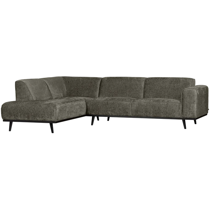 Statement eckbank linken structure velvet frost