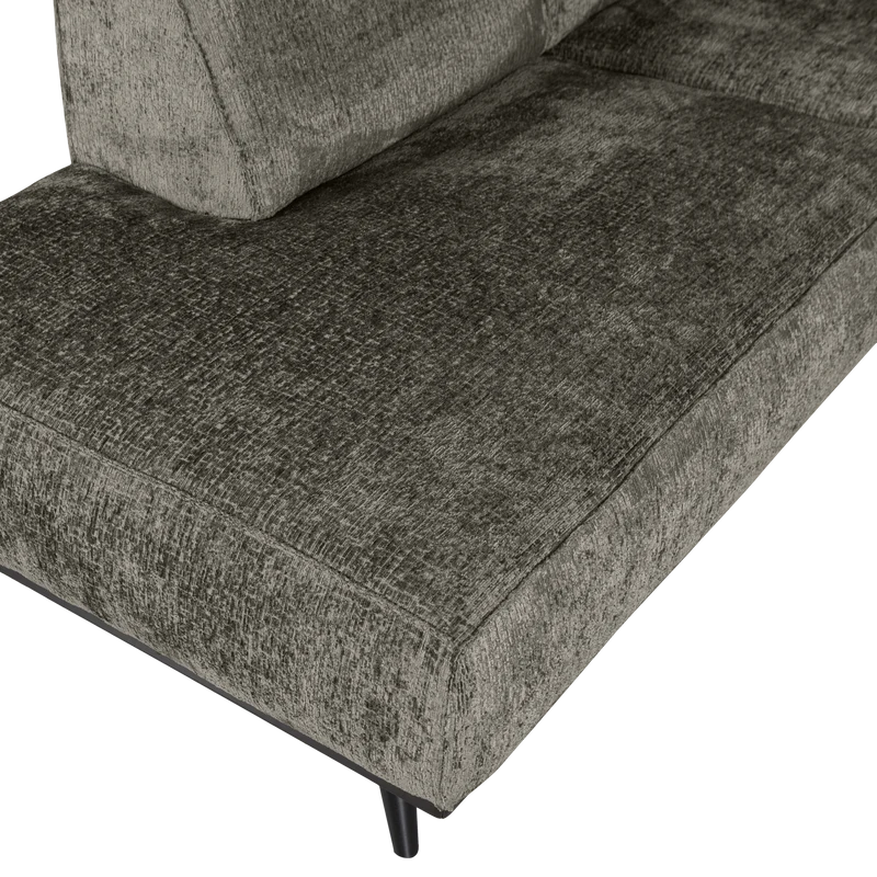 Statement eckbank linken structure velvet frost
