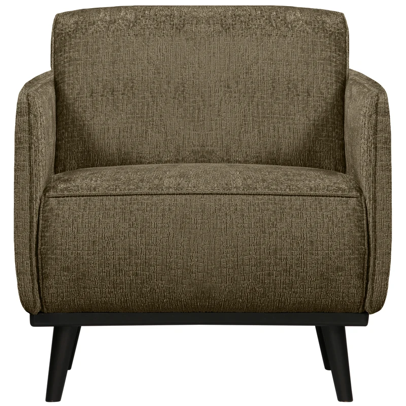 Statement arm chair structure velvet bonsai