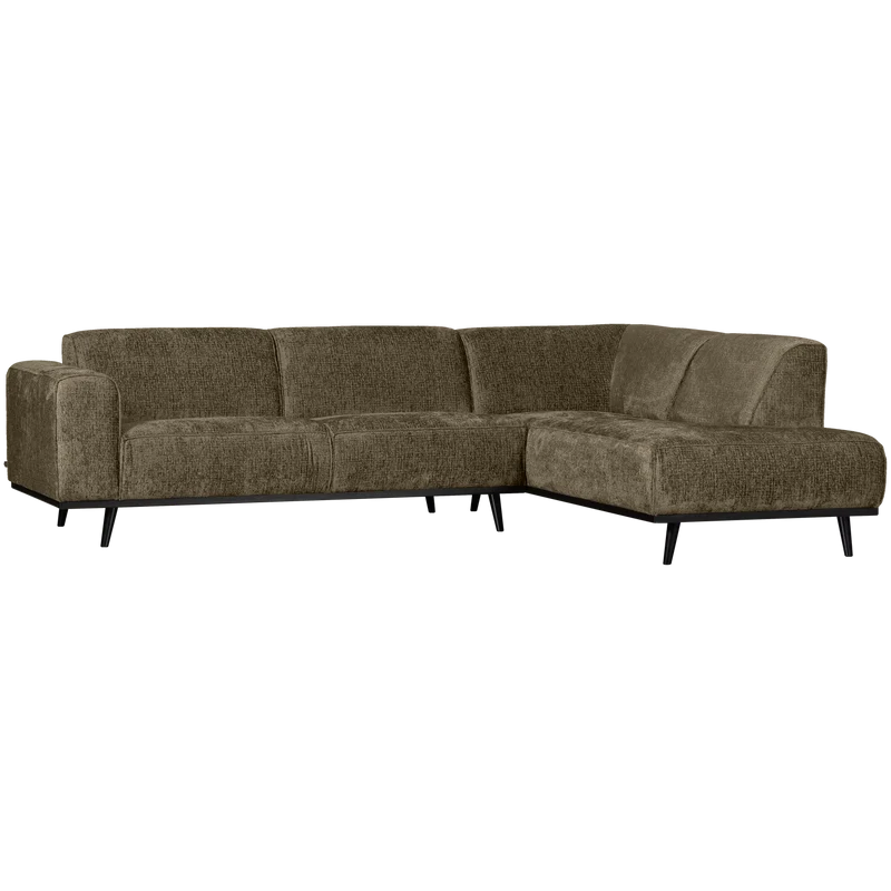 Statement eckbank rechts structure velvet bonsai