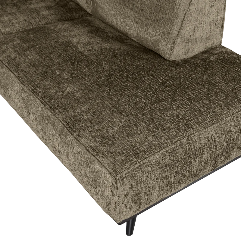 Statement eckbank rechts structure velvet bonsai