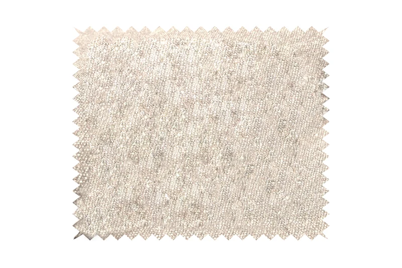 KAWOLA Stoffmuster Chenille-Stoff beige