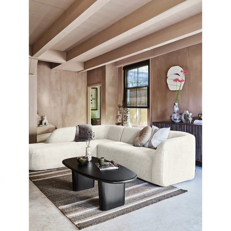 Sloping eckbank links pearl melange
