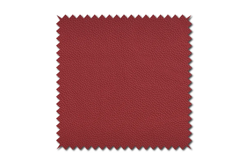 KAWOLA Stoffmuster Leder cherry
