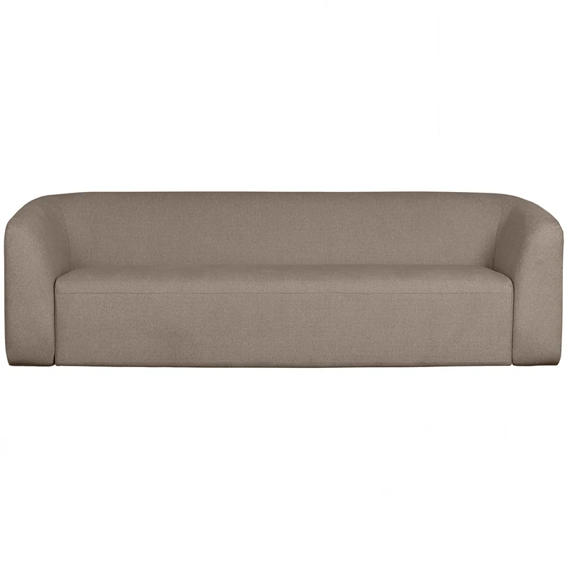 Sloping 3-sitzer sofa hellbraun melange