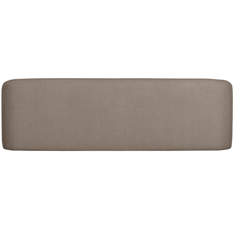 Sloping 3-sitzer sofa hellbraun melange