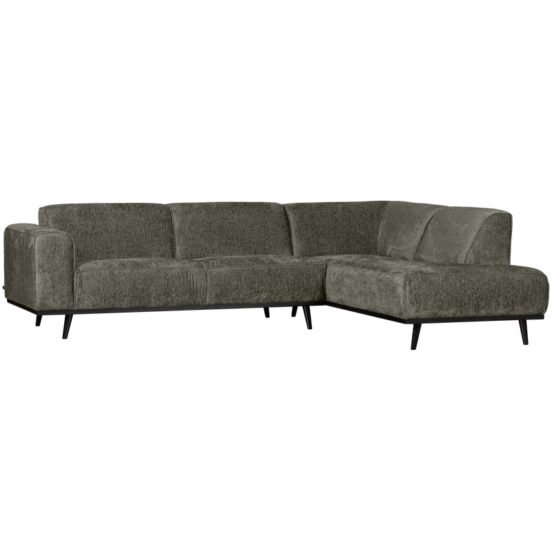 Statement eckbank rechts structure velvet frost