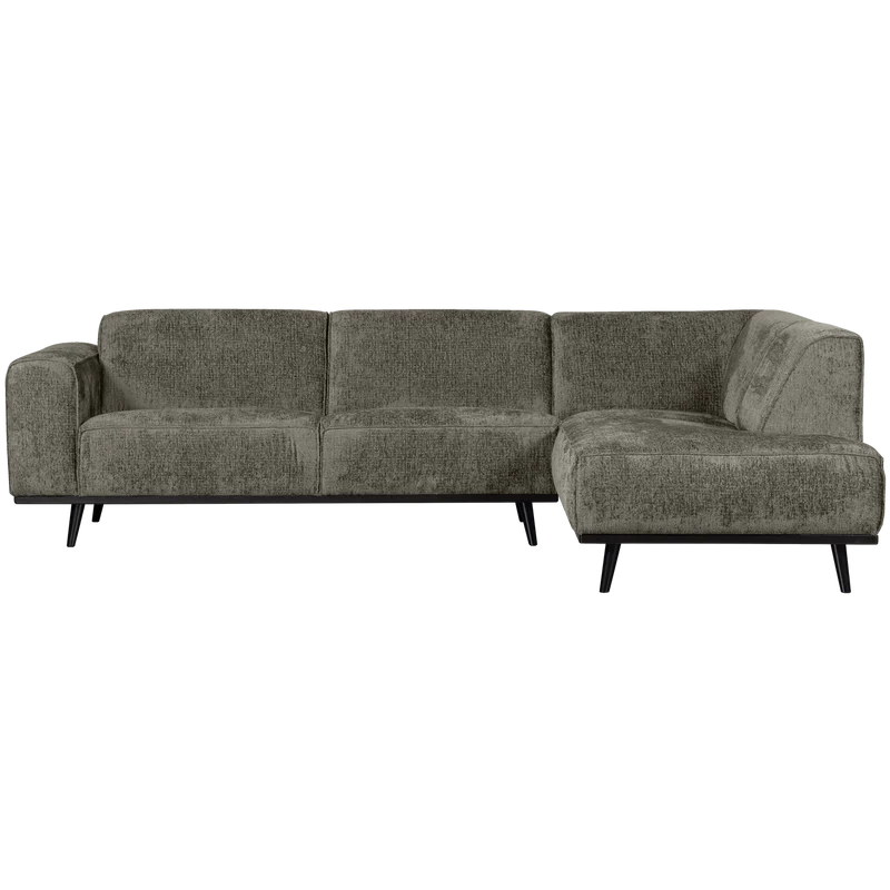 Statement eckbank rechts structure velvet frost