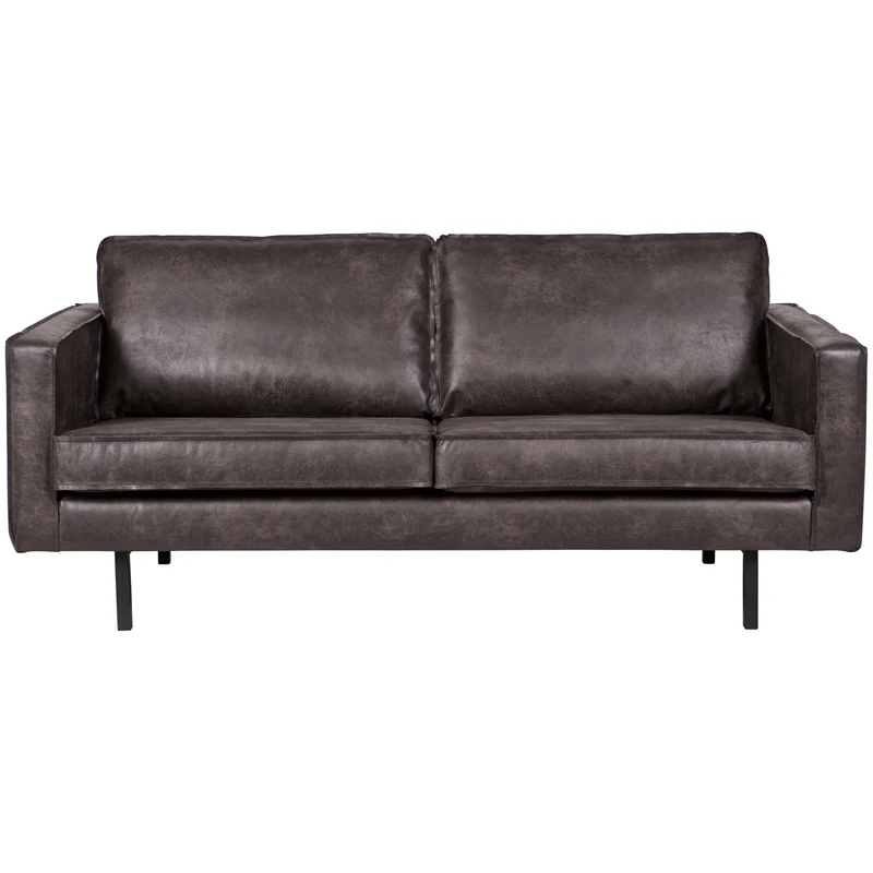 Rodeo 2,5-sitzer sofa ecoleder schwarz