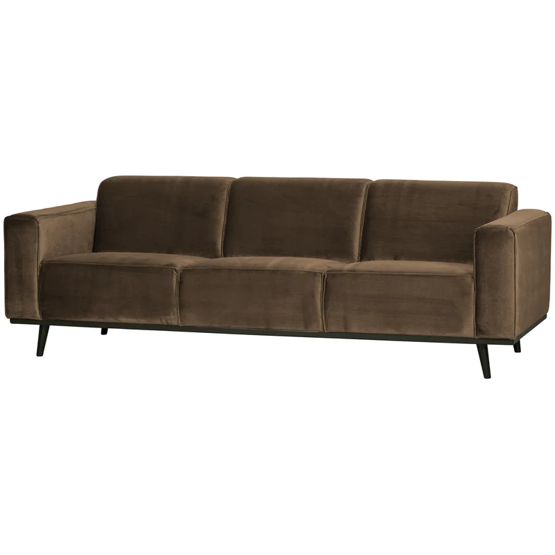 Statement 3-sitzer 230 cm samt taupe