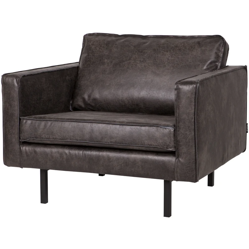 Rodeo sessel ecoleder schwarz