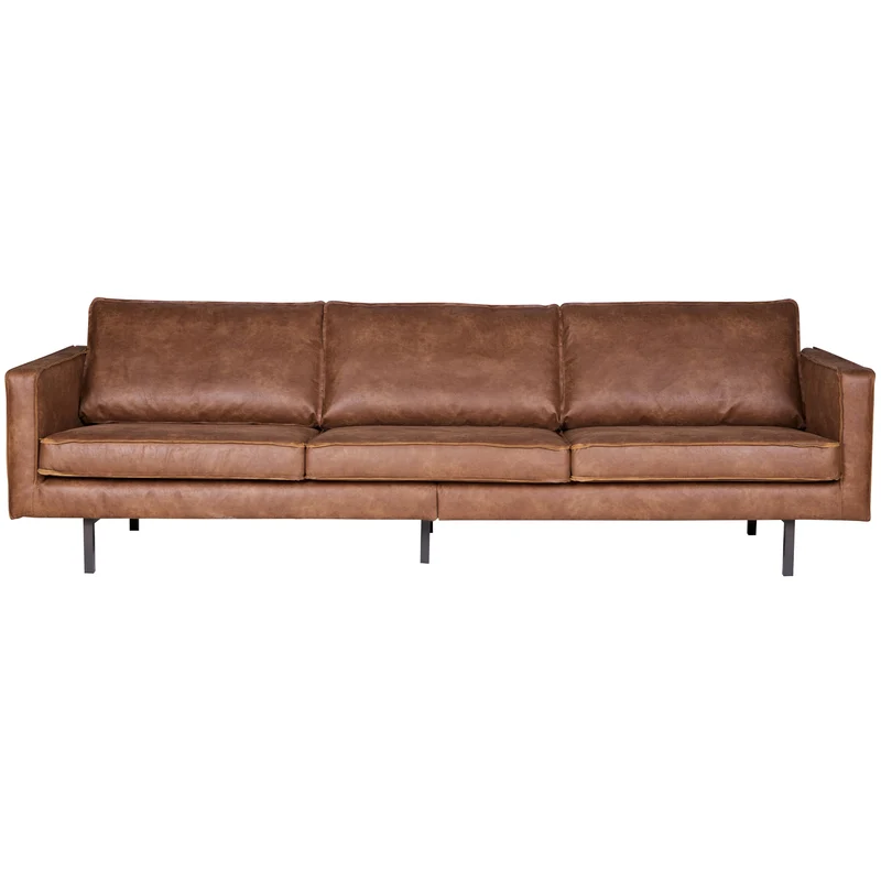 Rodeo 3-sitzer sofa ecoleder cognac