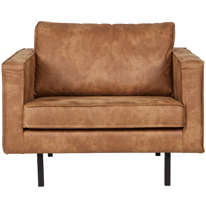 Rodeo sessel ecoleder cognac