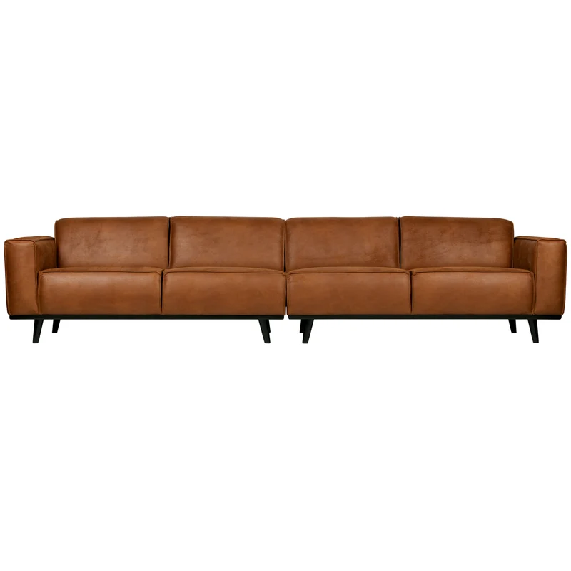 Statement XL 4-sitzer 372 cm ecoleder cognac