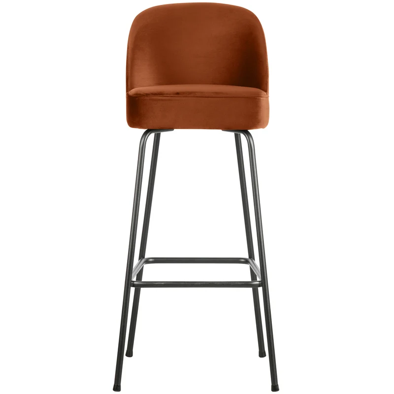 Vogue barhocker 80 cm samt rost