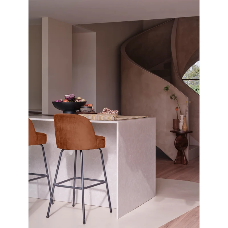 Vogue barhocker 80 cm samt rost