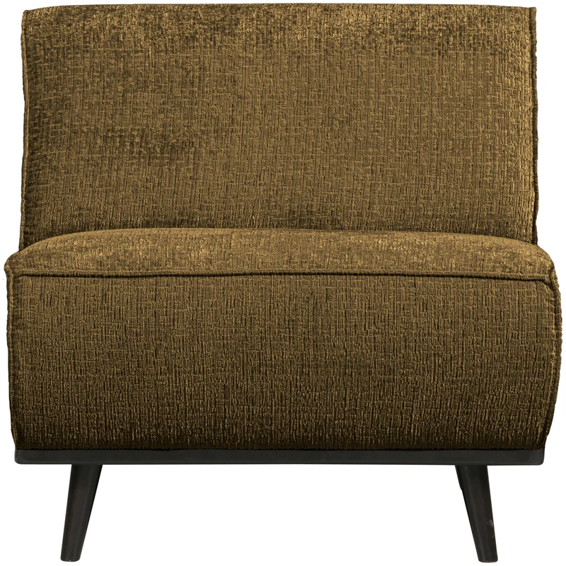 Statement 1-sitzer element structure velvet brass