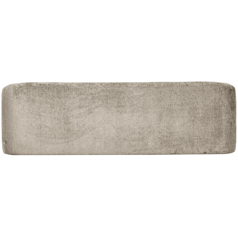 Sloping 3-sitzer sofa structure velvet wheatfield