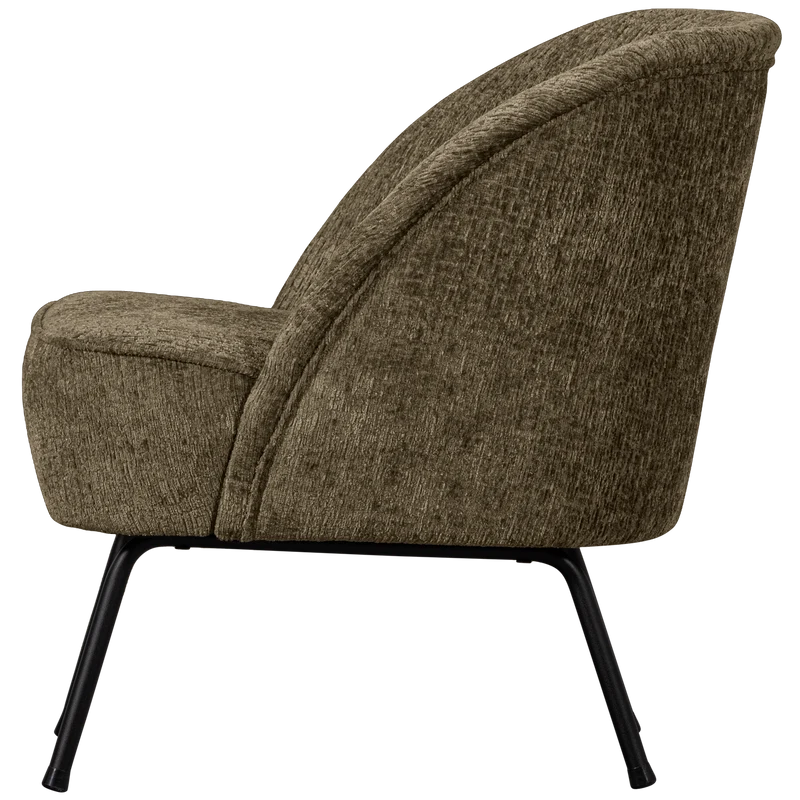 Vogue sessel structure velvet bonsai