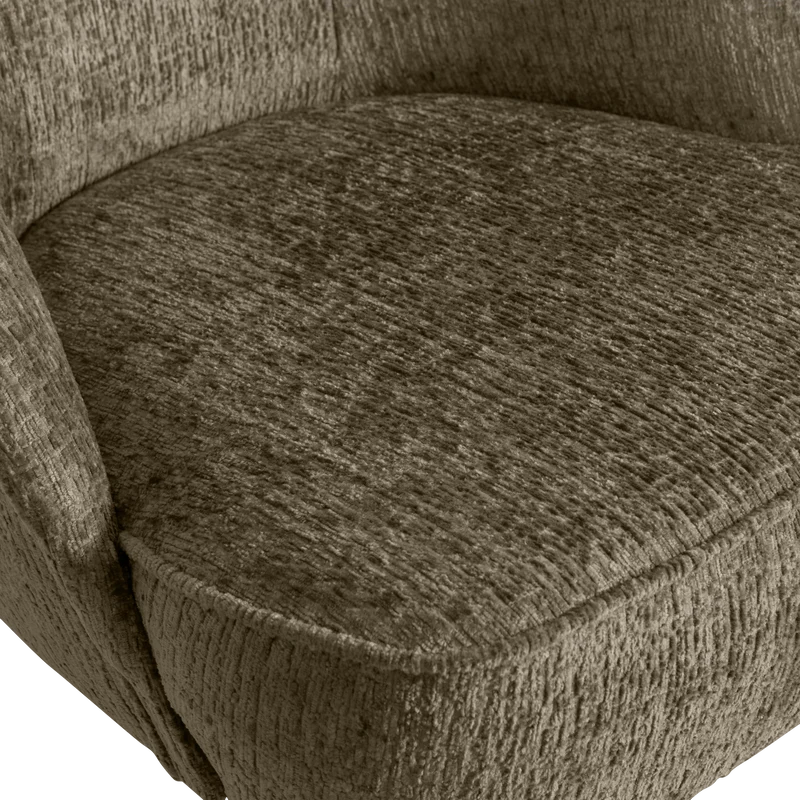 Vogue sessel structure velvet bonsai