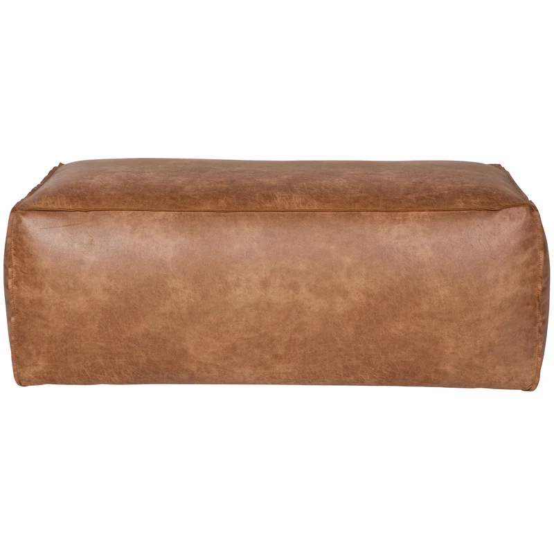Rodeo hocker 43x120x60 cm ecoleder cognac