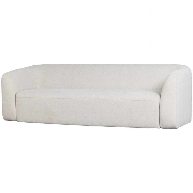 Sloping 3-sitzer sofa pearl melange