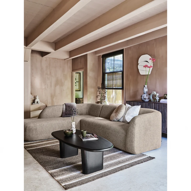 Sloping eckbank links natur melange