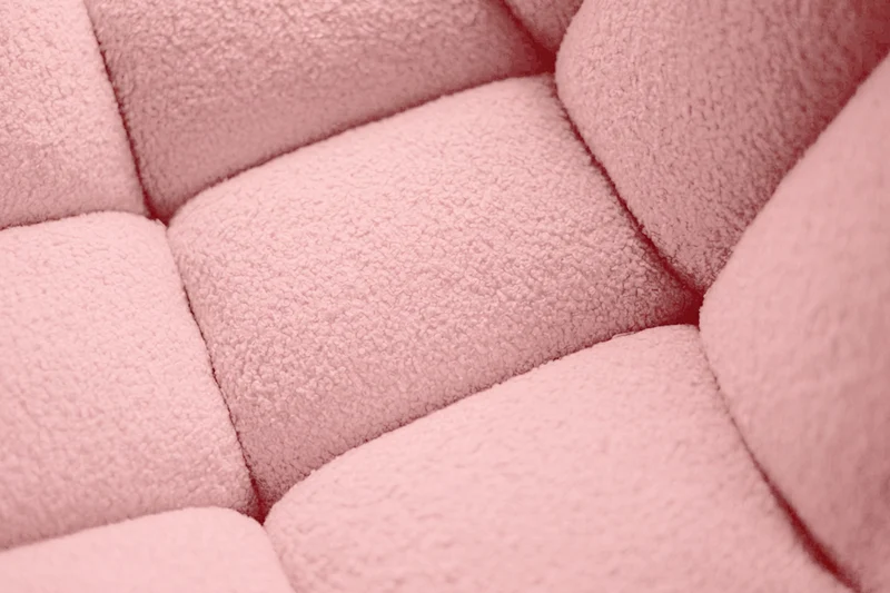 KAWOLA Esszimmerstuhl BARO Drehstuhl Stoff rosa