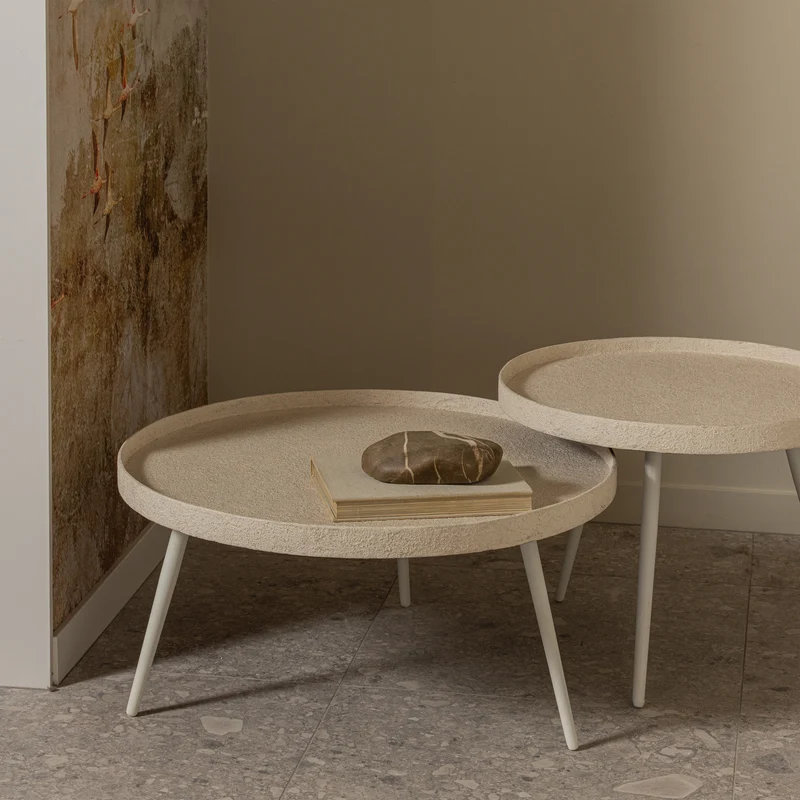 Bounds beistelltisch XL holz/metall natur 40xø76 cm