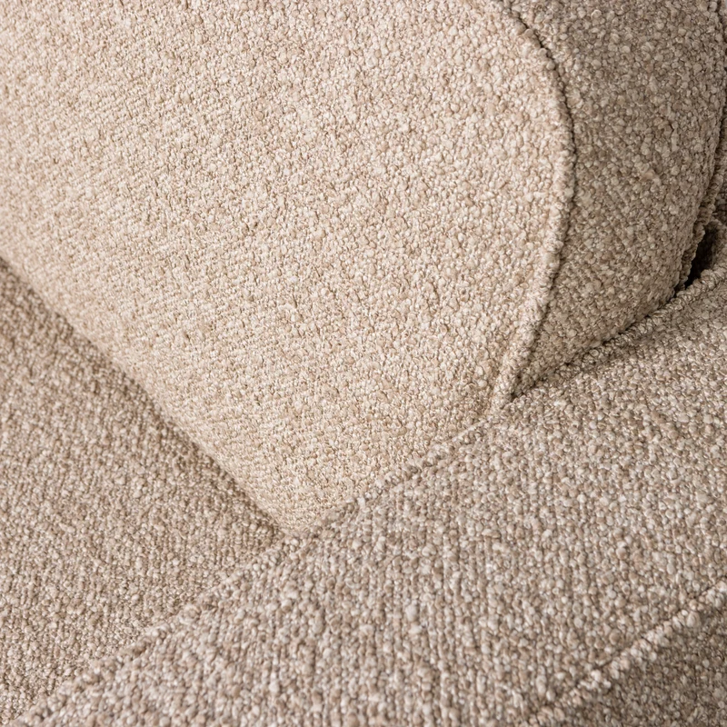 Lazy drehsessel bouclé natur