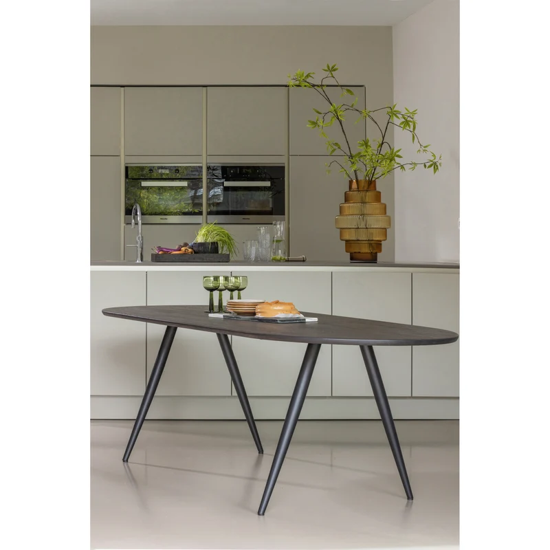 Tablo tisch oval finger las 220x90 cm mystic brown