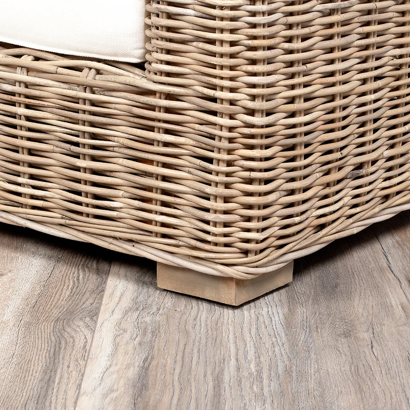 Lounge Sessel LIVING Rattan in Kubu Grey ca. B90cm