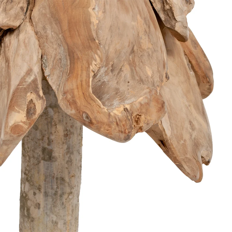 Teak Deko Baum BOOM ca. H40cm Tannenbaum Massivholz