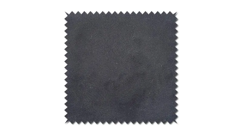 KAWOLA Stoffmuster Velvet grau