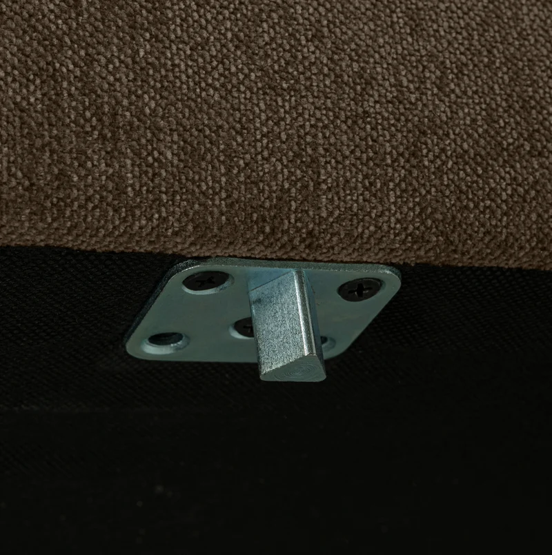 Couple hocker 100 cm schokoladenbraun
