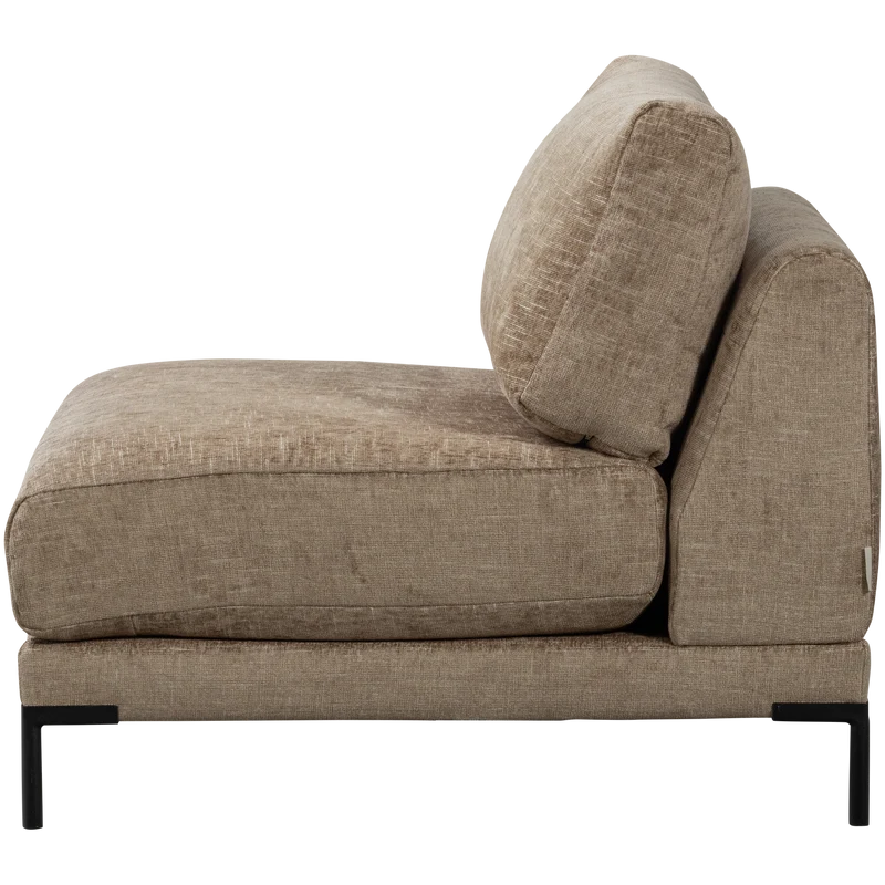 Couple loveseat element mud melange
