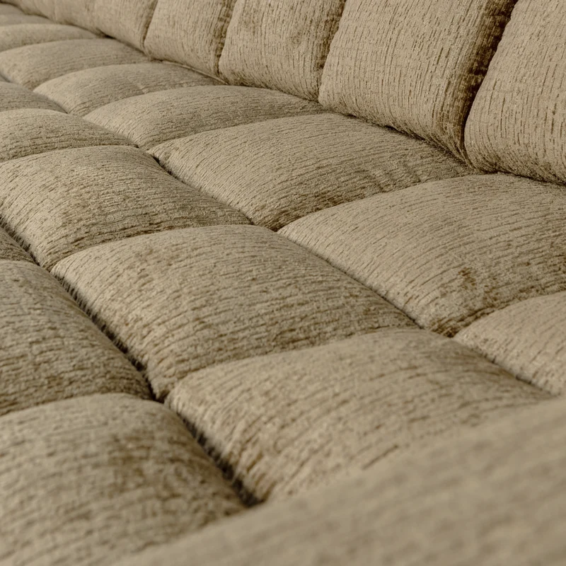 Second Date chaise longue links struktur samt wheatfield