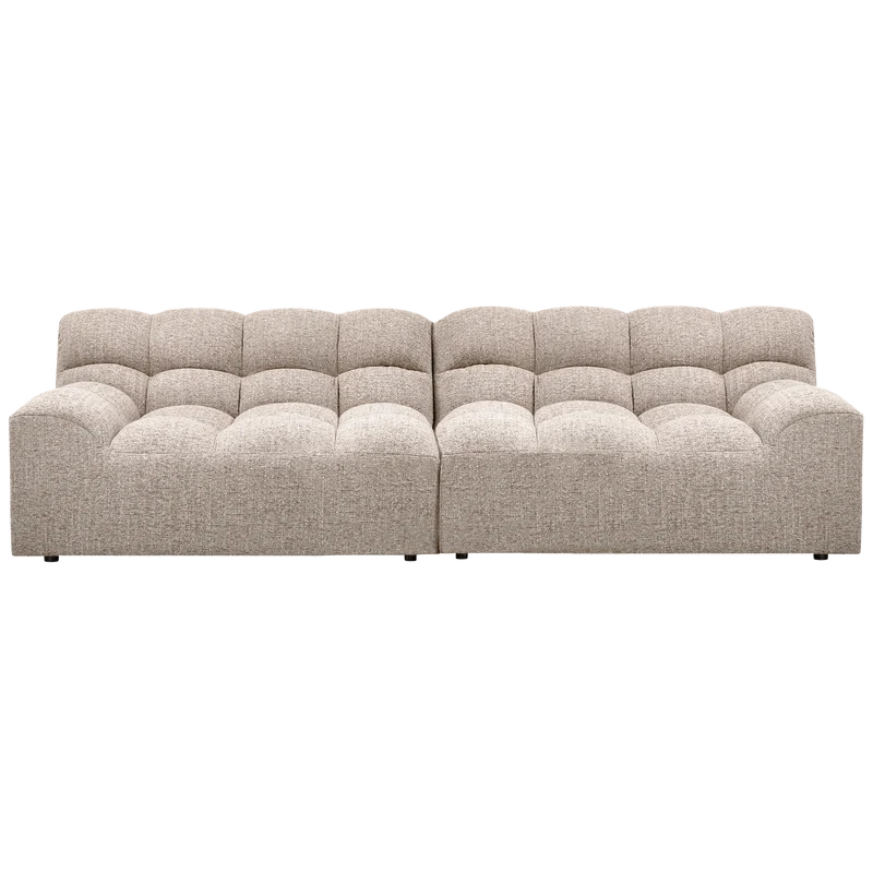 Allure 3-sitzer sofa gewebtes natur melange