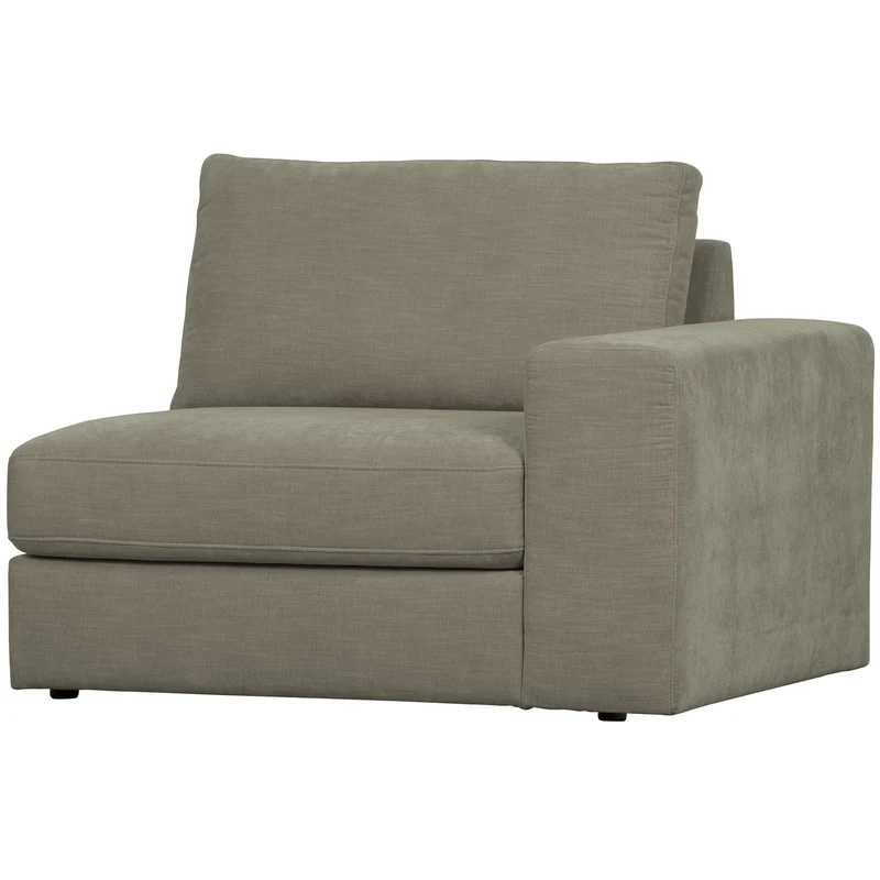 Family 1-sitzer element arm rechts warmgrau