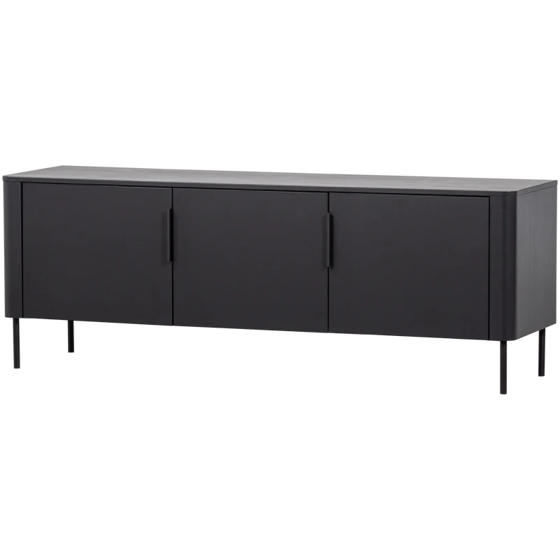 Gunnar tv-möbel 154 cm kiefer mattschwarz