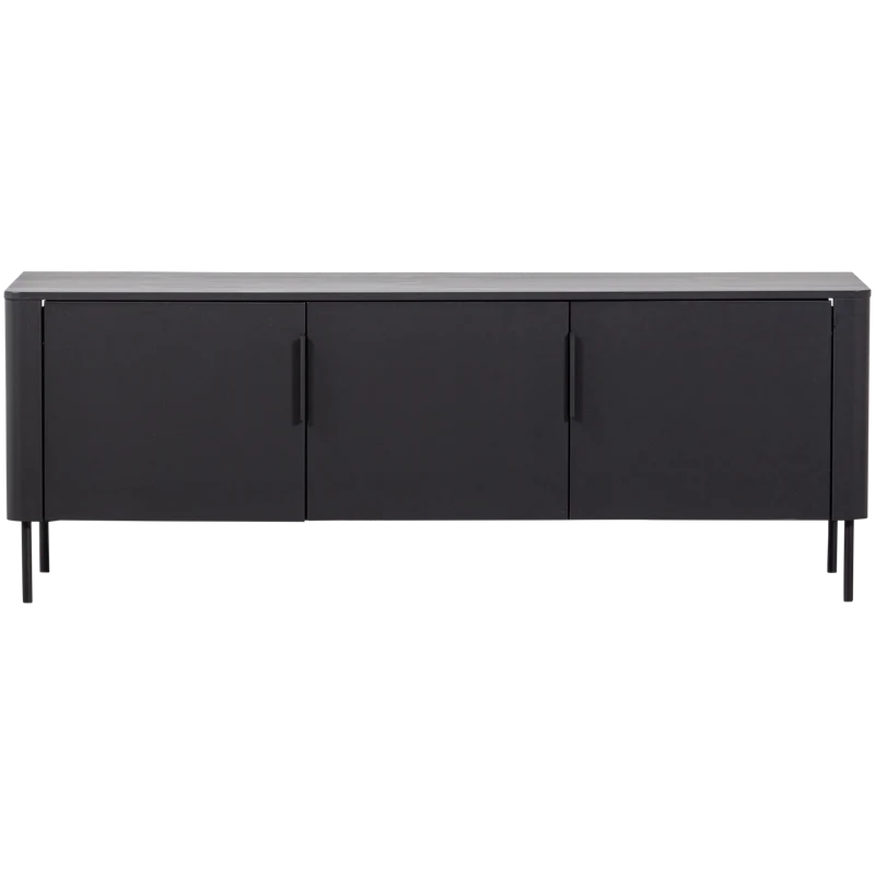 Gunnar tv-möbel 154 cm kiefer mattschwarz