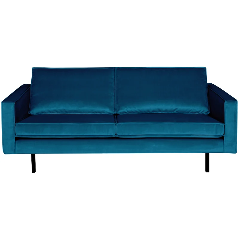 Rodeo 2,5-sitzer sofa velvet blau