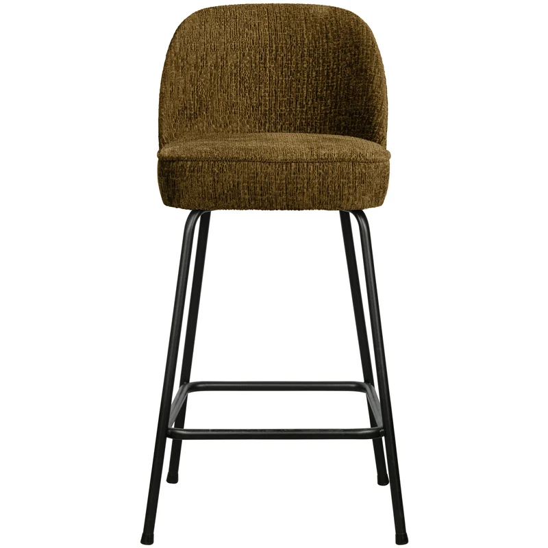 Vogue barhocker 65 cm structure velvet brass
